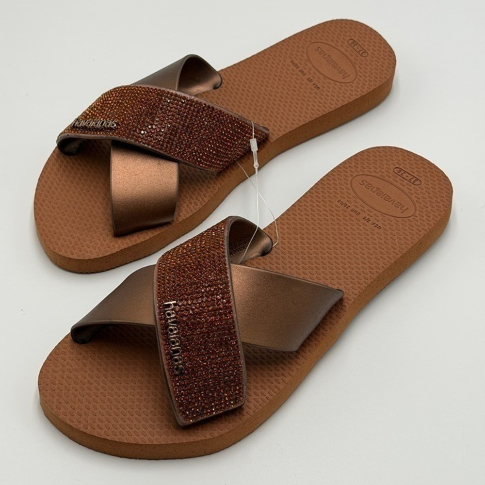 SNDL0055 W's 7/8 | Havaianas Gilded Ember sandals fashion slides